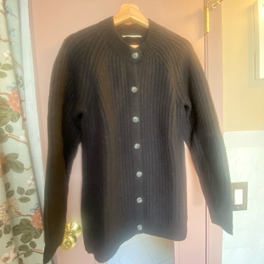 Everlane Wool, Alpaca, and Cotton Long Cardigan